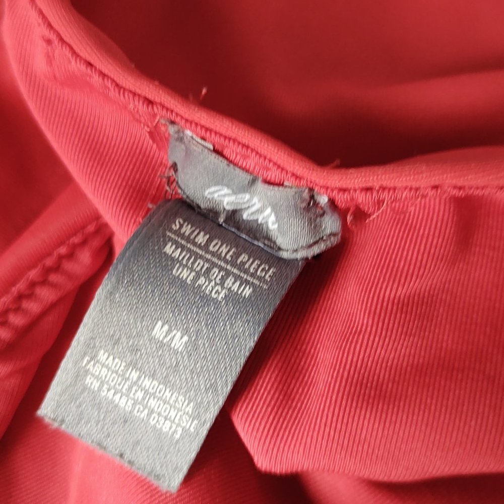 Aerie Red One-piece Bathing Suit - Picture 6 of 8